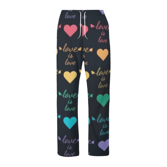 All-Over Print Children's Side Zipper Sweatpants