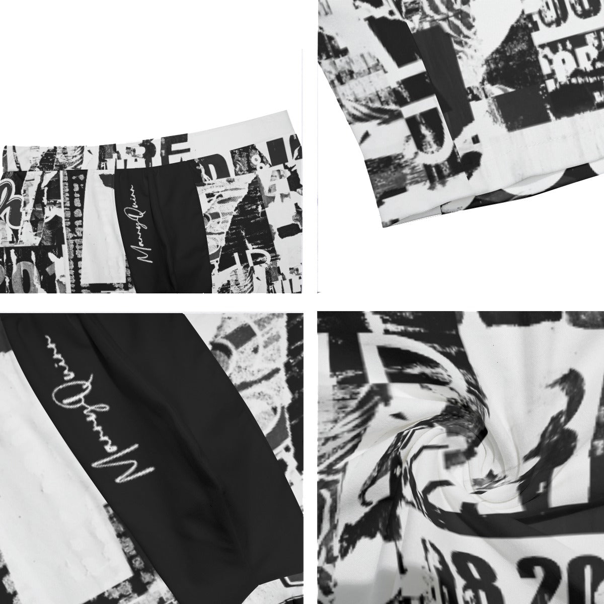 All-Over Print Men's Long Boxer Briefs