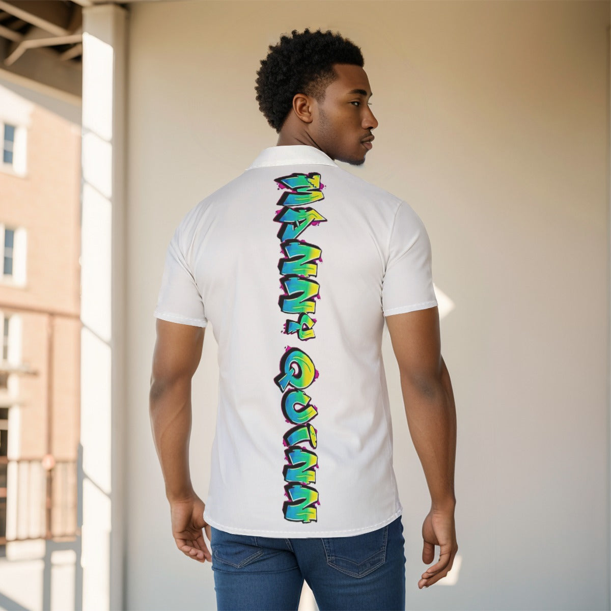 All-Over Print Men's Shirt