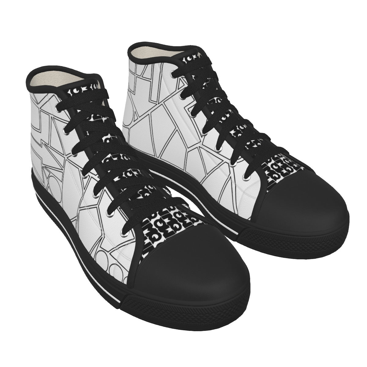 Men's Black Sole Canvas Shoes