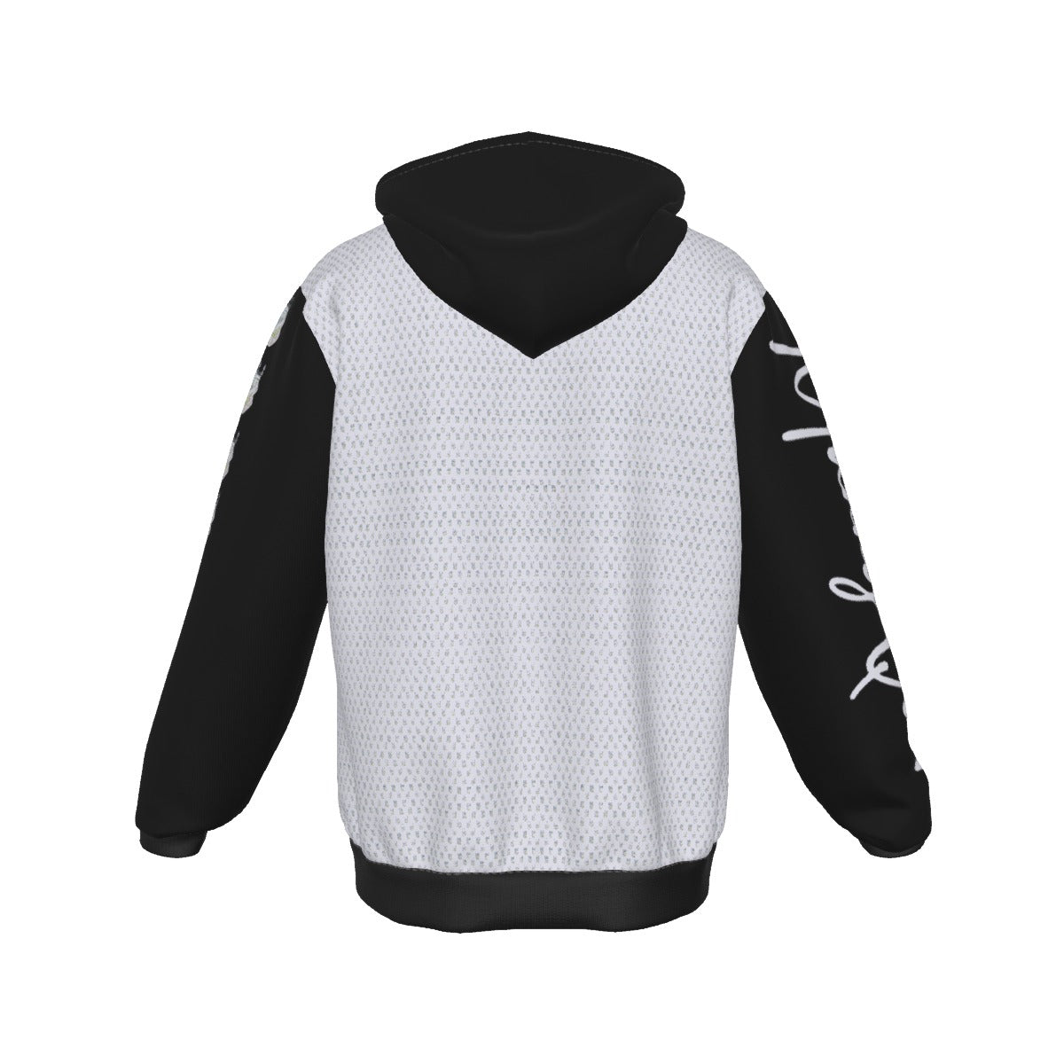 All-Over Print Zip Up Hoodie With Pocket