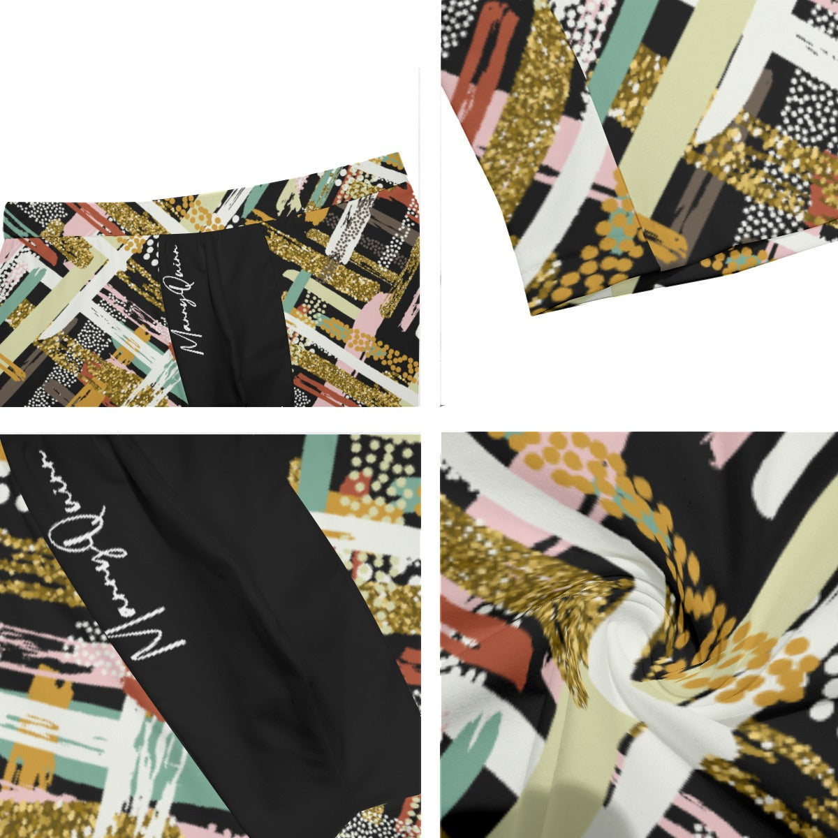 All-Over Print Men's Long Boxer Briefs