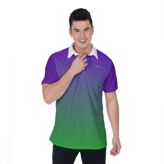 All-Over Print Men's Polo Shirt